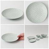 日本波佐見燒雪花盤(S-L) 共二色