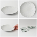 日本波佐見燒雪花盤(S-L) 共二色