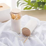 自然色按壓彈出式收納小盒