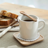 天然方形木杯墊小托盤 (S-M)