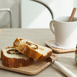 天然方形木杯墊小托盤 (S-M)