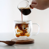 可愛動物雙層玻璃杯 共三款