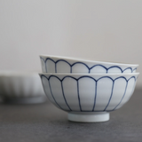 藍雛菊淺飯碗湯碗套組