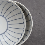 藍雛菊淺飯碗湯碗套組