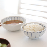 藍雛菊淺飯碗湯碗套組