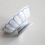 藍雛菊甜點高腳碗