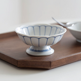 藍雛菊甜點高腳碗