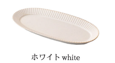 日本美濃燒花蝶扇紋橢圓盤 共六色