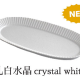 日本美濃燒花蝶扇紋橢圓盤 共六色