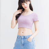 輕漾時間- 大U領短版Bra T（5色）