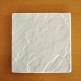 日本美濃燒石板壓紋方盤 共二色