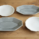 広瀬佳子 圓花盤 白