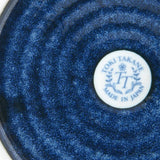 日本靛藍十草系列美濃燒深盤