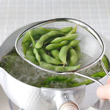 不鏽鋼附把手瀝油網