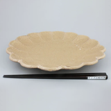 日本小兵美濃燒茶色花盤(SS-XL)