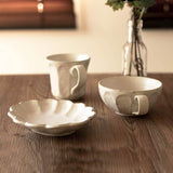 日本小兵美濃燒茶色花盤(SS-XL)