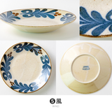 日本美濃燒南國風情圓盤 (S-L) 共五款