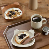 素色小熊甜點碗 共三色